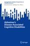 "Alzheimer's Disease-Associated Cognitive Disabilities" in weiß, blaue Hintergrundgestaltung mit stilisierten Linien oben., Buch