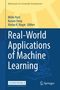 "Real-World Applications of Machine Learning" steht in großer weißer Schrift auf blauem Hintergrund. Es gibt ein Logo., Buch