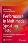 Titel: "Performance in Multimodal Speaking Tests". Autoren: Weiwei Zhang, Lawrence Jun Zhang. Roter Hintergrund., Buch