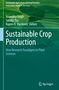 Buchtitel: Sustainable Crop Production. Oben und unten grüne Landschaft. Springer-Logo unten rechts., Buch