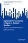 Titel: "Optimal Performance Criteria in Autism Studies: Advancing Intervention Effectiveness". Design mit blauen Linien., Buch