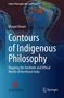 „Contours of Indigenous Philosophy“ von Bhagat Oinam. Farbige, abstrakte Illustrationen mit Springer-Logo., Buch