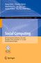 "Social Computing" auf blauem Hintergrund, Text zur Konferenz ICSC 2025 in Shanghai. Zwei Logos unten., Buch