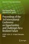 „Proceedings of the 3rd International Conference on Opportunities and Challenges for a Resilient Future“. Grüner Hintergrund., Buch