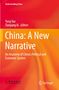 „Understanding China”, „China: A New Narrative”; rote und orange Wellen; Herausgeber Yang Yao, Tianyang Xi., Buch