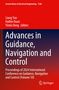 "Advances in Guidance, Navigation and Control", rote und blaue Farbverläufe, Springer-Logo unten rechts., Buch