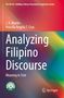„Analyzing Filipino Discourse“ von J.R. Martin und Priscilla Angela T. Cruz, lebhaft-buntes Cover, Logo von Springer und DLSU., Buch
