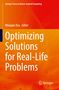 „Optimizing Solutions for Real-Life Problems“, N. Dey, Editor. Oben orange-rote Abstraktion, Springer-Logo unten rechts., Buch