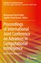 Titel: "Proceedings of International Joint Conference on Advances in Computational Intelligence". Farbige, abstrakte Illustration., Buch