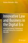 Text: "Innovative Law and Business in the Digital Era." Orange Hintergrund mit Wellenmuster. Springer-Logo unten rechts., Buch