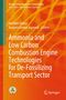 „Ammonia and Low Carbon Combustion Engine Technologies for De-Fossilizing Transport Sector“ auf orange Hintergrund. Springer-Logo., Buch