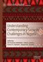 Buchcover: „Understanding Contemporary Security Challenges in Nigeria“. Mit Mustern in Rot- und Brauntönen., Buch