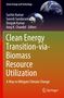 "Clean Energy Transition-via-Biomass Resource Utilization: A Way to Mitigate Climate Change". Oben eine halbe Erdkugel., Buch