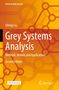 "Grey Systems Analysis: Methods, Models and Applications, Second Edition, Sifeng Liu. Orange Hintergrund, Netzwerk-Muster.", Buch