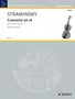Igor Strawinsky (1882-1971): Concerto en ré - Konzert in D (1931), Noten