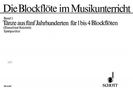 Die Blockflöte im Musikunterri, Noten