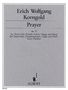 Erich Wolfgang Korngold: Prayer op. 32, Noten