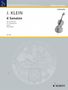 Jacob Klein: 6 Sonaten op. 2, Noten, Noten