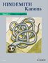 Kanons, Chorpartitur. Bd.1, Noten