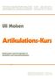 Uli Molsen: Artikulations-Kurs, Noten