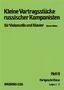 Kleine Vortragsstücke russisch, Noten