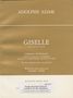 Adolphe Adam: Giselle, Noten