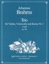 Johannes Brahms: Klaviertrio Nr. 3 c-moll op. 101, Noten