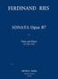 Ferdinand Ries: Sonate op. 87, Noten