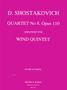 Dmitri Schostakowitsch: Streich-Quartett Nr. 8 op. 110, Noten