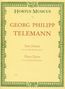 Georg Philipp Telemann: Drei Duette für zwei Melodieinstrumente, Noten, Noten