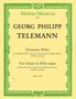 Georg Philipp Telemann: Triosonate für Blockflöte (Flöte, Violine), konzertierendes Cembalo (Klavier) und Basso continuo B-Dur TWV 42:B4, Noten