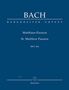 Johann Sebastian Bach: Matthäuspassion, BWV 244, Studienpartitur, Noten