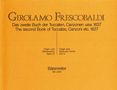 Girolamo Frescobaldi: Frescob.,G.         :Org... /SP /Org/Klav/Cemb /KT, Noten