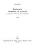 Frank Martin: Dedicace de Pierre de Ronsard, Noten