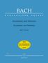 Johann Sebastian Bach: Inventionen und Sinfonien BWV 772-801, Noten, Noten