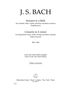 Johann Sebastian Bach: Konzert für Cembalo, Flöte, Violine, Streicher und Basso continuo a-Moll BWV 1044 "Tripelkonzert", Noten