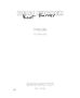 Beat Furrer (geb. 1954): melodie für Flöte solo (2020), Noten