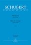 Oben steht "SCHUBERT" und "BÄRENREITER URTEXT". Darunter "Messe in G", "Mass in G major", "D 167", "Klavierauszug". Unten ist ein Logo., Noten