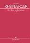 Josef Rheinberger (1839-1901): Der Stern von Bethlehem op. 164 (1890), Noten