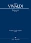 Antonio Vivaldi, Beatus vir, RV 598. Stuttgarter Vivaldi-Ausgaben, Urtext. Blaues Cover mit weißem Text., Noten