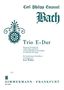 Carl Philipp Emanuel Bach: Trio E-Dur WV 162 (1749), Noten, Noten