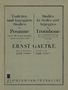 Ernst Gaetke: Tonleiter- und Arpeggien-Studien, Noten