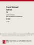 Frank Michael: Sakura op. 38/6 (1990), Noten, Noten