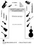 Grifftabelle für Tenor-Banjo, Noten, Noten