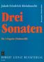 Jakob Friedrich Kleinknecht: Drei Sonaten für 2 Fagotte (Vi, Noten