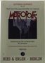 Gottfried Huppertz (1887-1937): Musik zum Fritz Lang Stummfilm "Metropolis", Noten