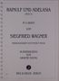 Siegfried Wagner (1869-1930): Rainulf und Adelasia, Noten