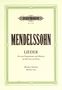 Felix Mendelssohn Bartholdy: Lieder, Noten