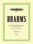 Johannes Brahms: Weltliche a-cappella Gesänge, Noten