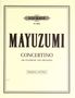 Toshiro Mayuzumi: Concertino, Noten